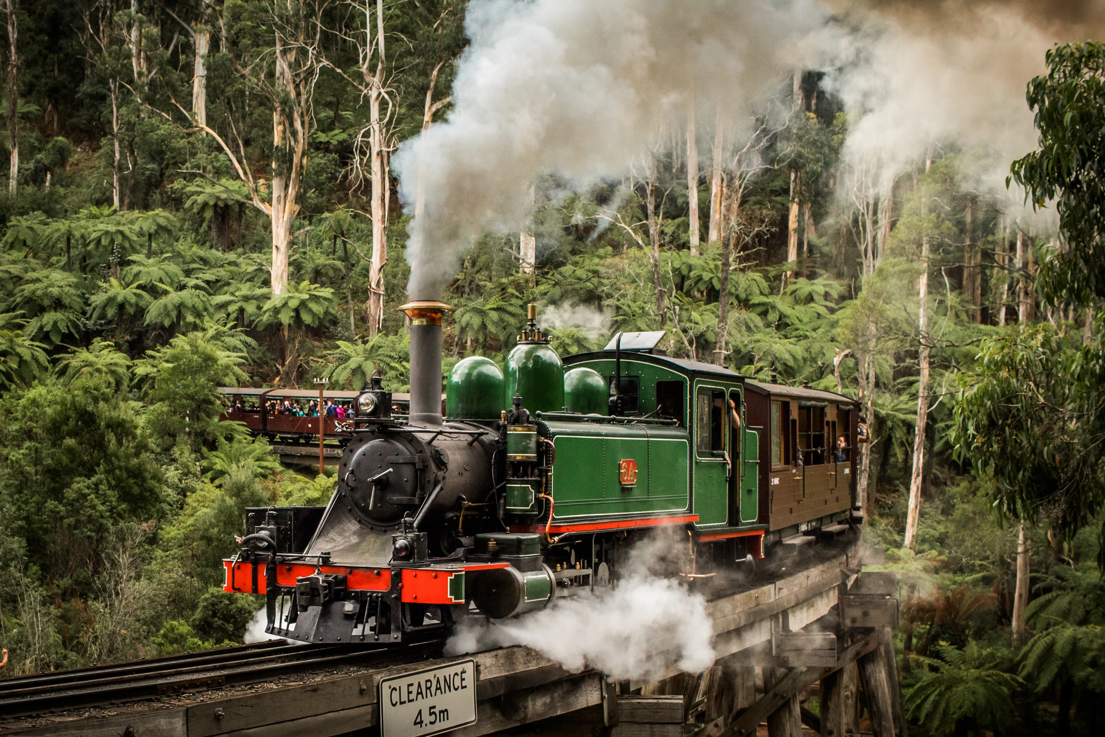 6A Crossing The Famous Monbulk Trestle Bridge Image By Kahla Webb